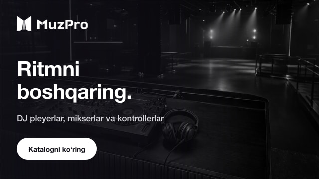 MuzPro DJ pleyerlar, mikserlar va kontrollerlar